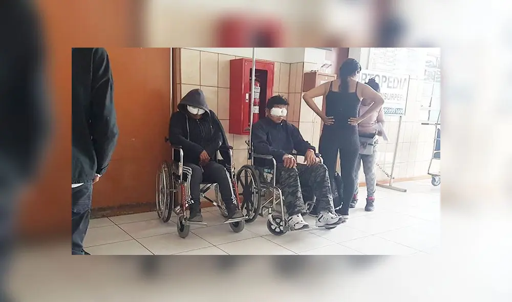 Obreros quedaron con severas secuelas en la vista Obreros quedaron con severas secuelas en la vista