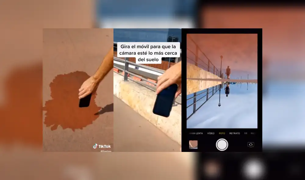 Desliza las imágenes para ver más sobre este increíble truco de fotografía. (Foto: captura) Desliza las imágenes para ver más sobre este increíble truco de fotografía. (Foto: captura)