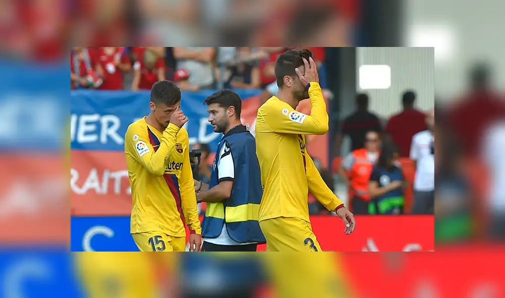 Barcelona igualó 2-2 ante Osasuna por la tercera jornada de La Liga Santander. (Foto: AFP) Barcelona igualó 2-2 ante Osasuna por la tercera jornada de La Liga Santander. (Foto: AFP)