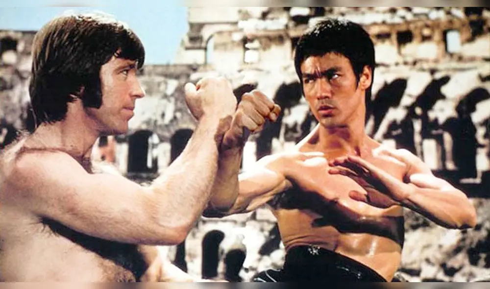 Chuck Norris y Bruce Lee