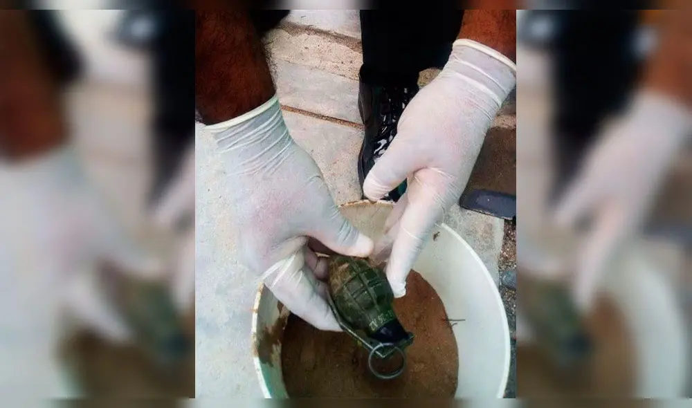 Tumbes: encuentran una granada de guerra en Zarumilla Tumbes: encuentran una granada de guerra en Zarumilla