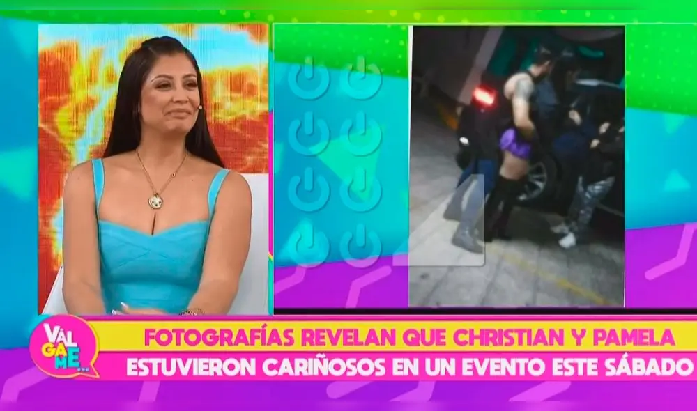 Christian Domínguez y Pamela Franco