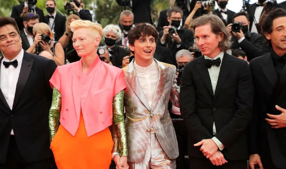 The french dispatch se estrenó en Cannes este 12 de julio. Foto: AP