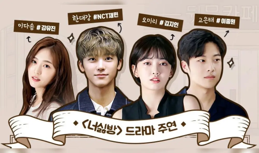 Jaemin y Kim Ji In (centro), protagonistas de webdrama Method to hate you (2019).