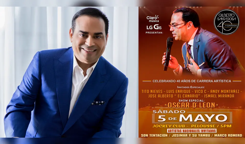 Gilberto Santa Rosa y otros artistas prometen “repartir salsa” en Perú [VIDEO]