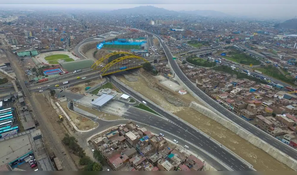 Línea Amarilla: así luce la vía que unirá la zona este y oeste de la capital  [FOTOS]