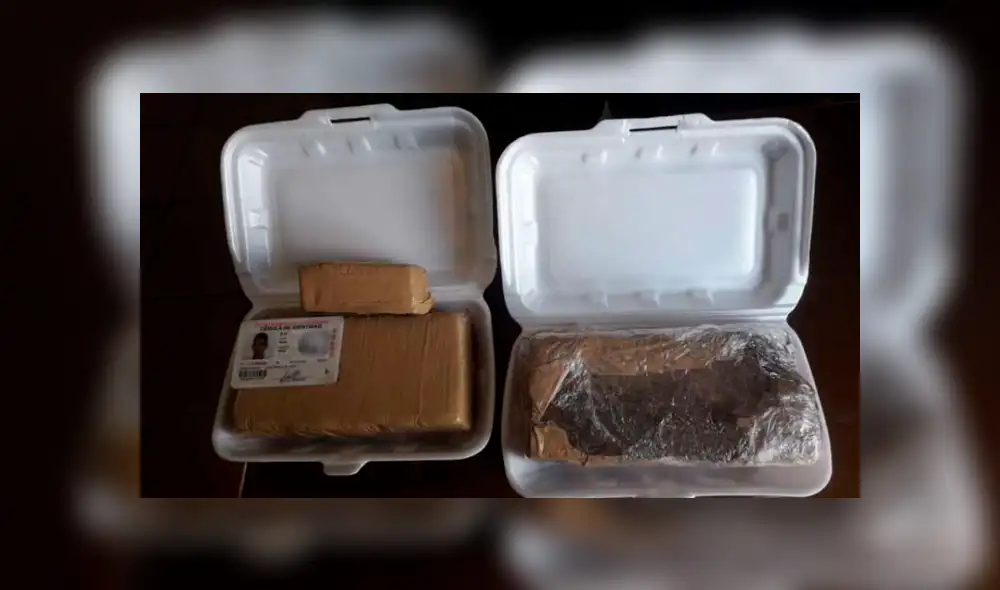Joven escondió marihuana en envases de comida para transportarlas simulando ser delivery. Foto: El Deber