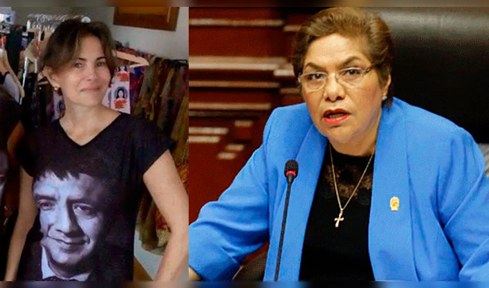 Le recuerdan a Salgado cuando fujimoristas usaban polos con la foto de Carhuancho [VIDEO]