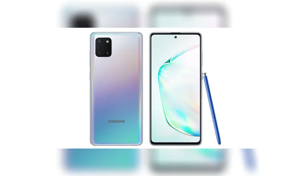 Samsung Galaxy Note 10 Lite.