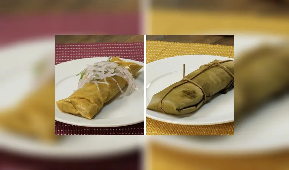 Tradicional: Tamal de Pollo, Chancho y verde