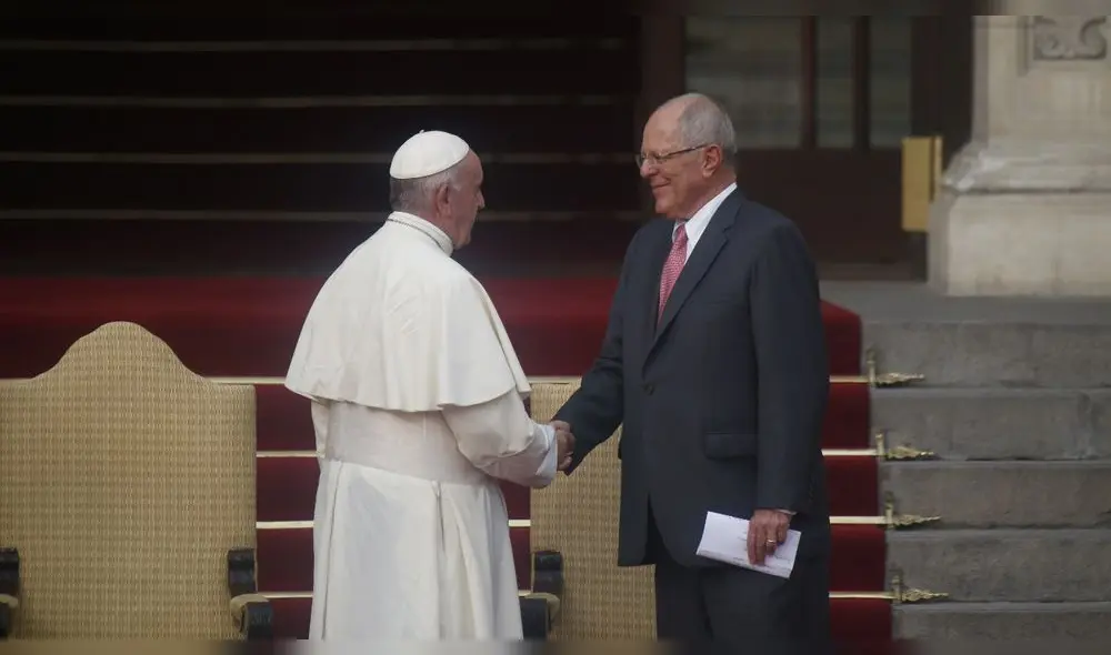 PPK y papa Francisco sostuvieron reunión privada en Palacio de Gobierno [VIDEO]