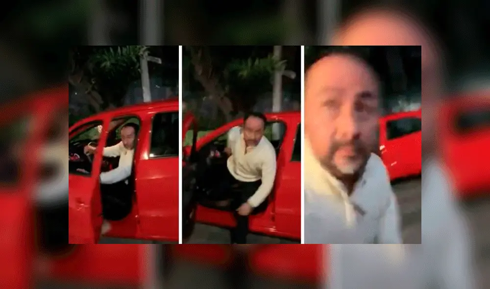 Hombre agrede a mujer en estacionamiento de México.