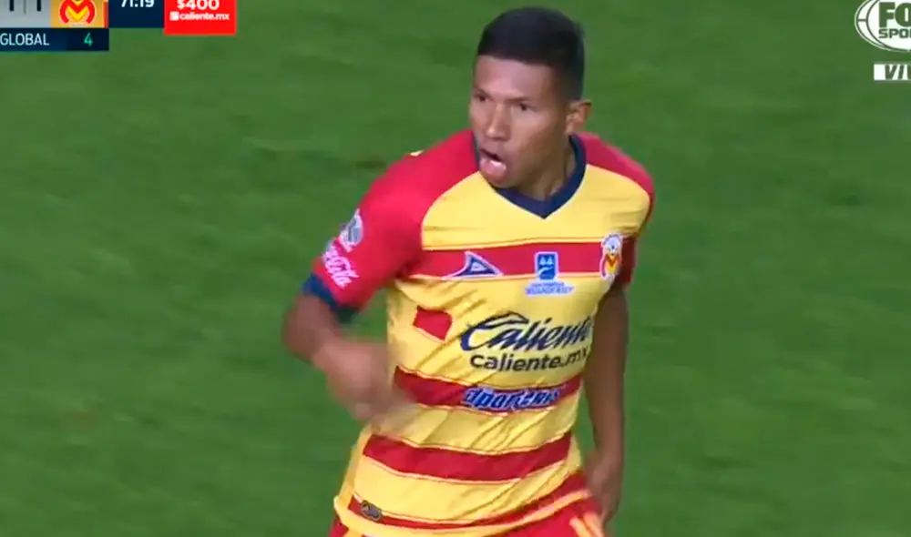 Edison Flores le dio vuelta al partido para poner en ventaja al Morelia sobre León por la Liga MX. | Foto: Fox Sports Edison Flores le dio vuelta al partido para poner en ventaja al Morelia sobre León por la Liga MX. | Foto: Fox Sports