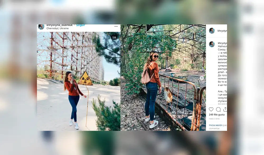 'Foto en Chernobyl', la peligrosa moda que genera polémica en Instagram