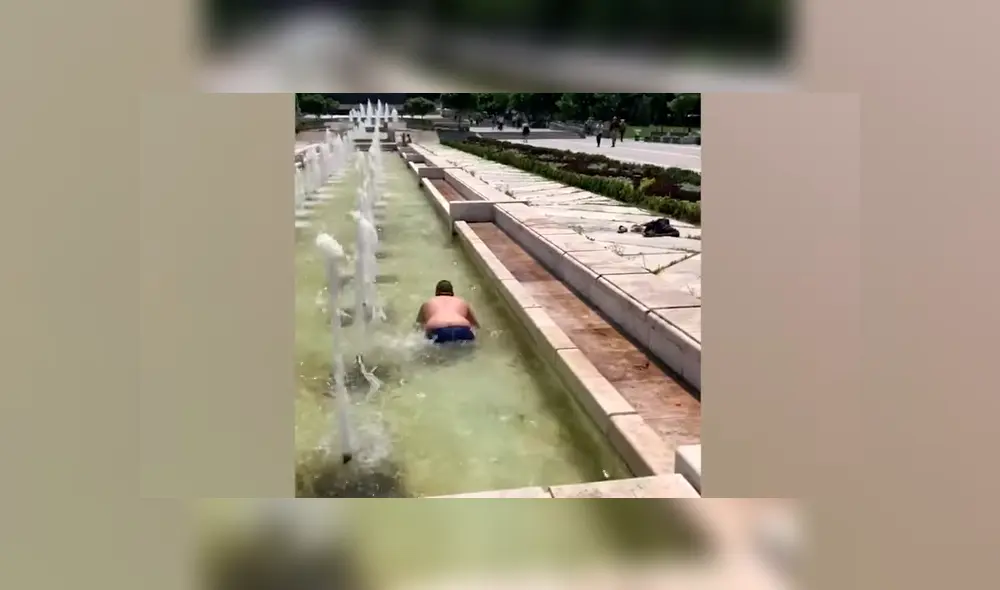 YouTube viral: halla bañista ‘muerto’ en una pileta, se acerca y casi muere del susto  [VIDEO]