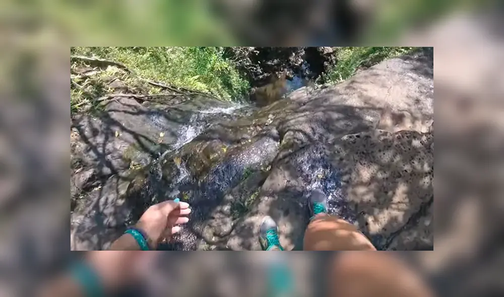 Joven intentaba escalar una roca mientras filmaba con su celular, sin imaginar que un fatal descuido cambiaría su vida para siempre