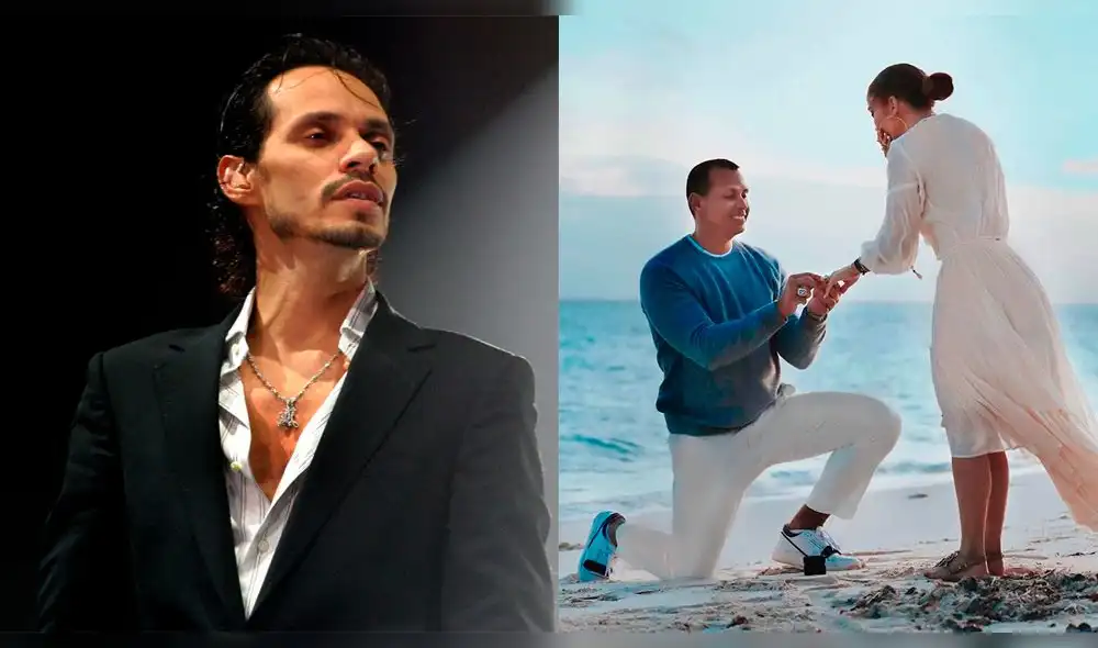Marc Anthony impacta con reacción tras compromiso de JLo y Alex Rodriguez