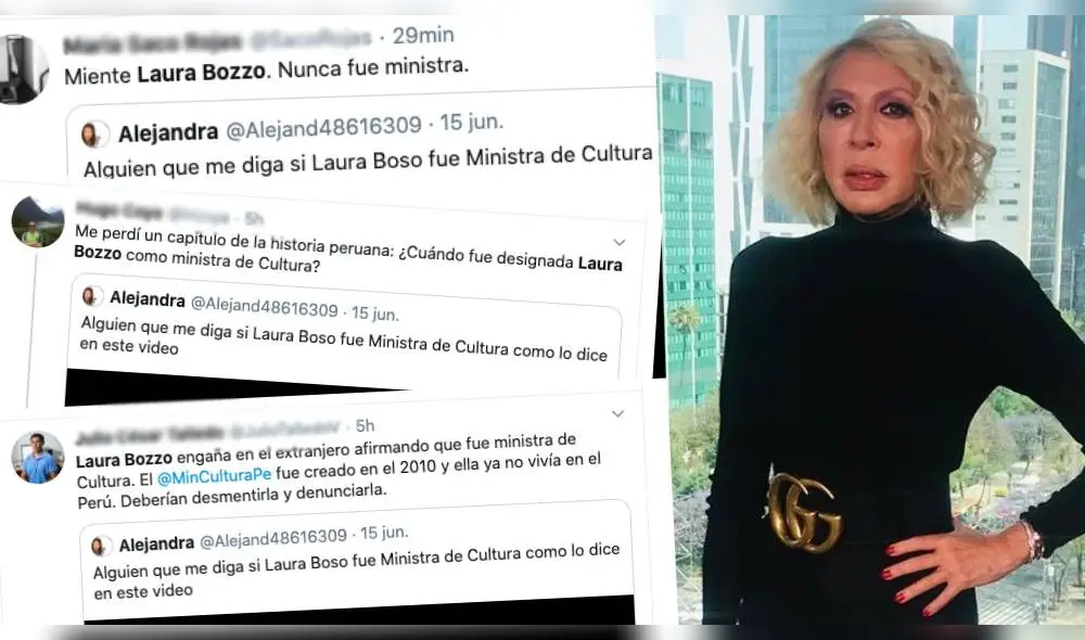 “Yo fui elegida por el pueblo en Perú. Fui ministra de cultura en Perú, soy doctora en derecho, doctora en Ciencias políticas”, dijo en un entrevista. (Foto: Composición Instagram / Captura Twitter) “Yo fui elegida por el pueblo en Perú. Fui ministra de cultura en Perú, soy doctora en derecho, doctora en Ciencias políticas”, dijo en un entrevista. (Foto: Composición Instagram / Captura Twitter)