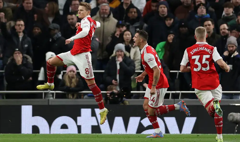 Arsenal sumó 47 puntos en la Premier League. Foto: AFP Arsenal sumó 47 puntos en la Premier League. Foto: AFP