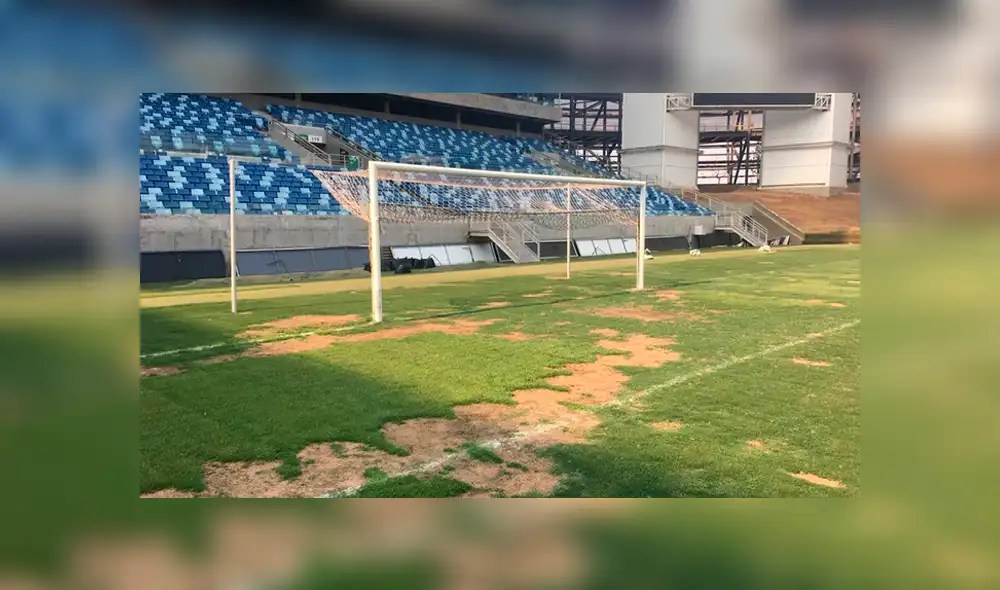 El Estadio Arena Pantanal, ubicado en Mato Grosso, se encuentra en pésimas condiciones. El Estadio Arena Pantanal, ubicado en Mato Grosso, se encuentra en pésimas condiciones.