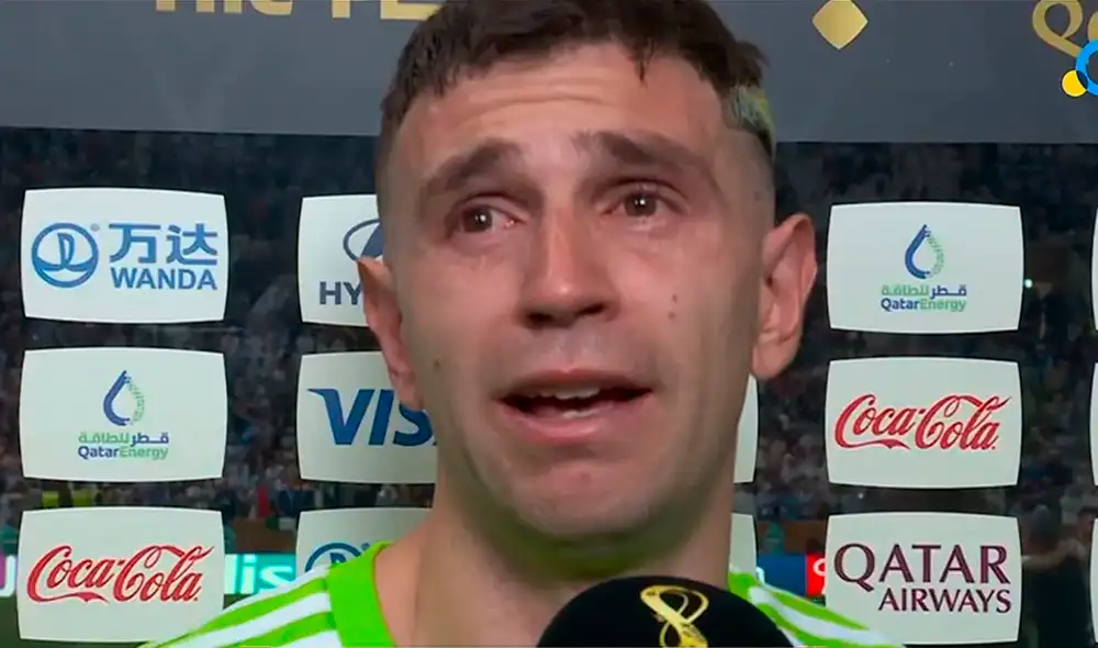 Emiliano Martínez es el arquero titular de Argentina. Foto: captura TV Pública Emiliano Martínez es el arquero titular de Argentina. Foto: captura TV Pública