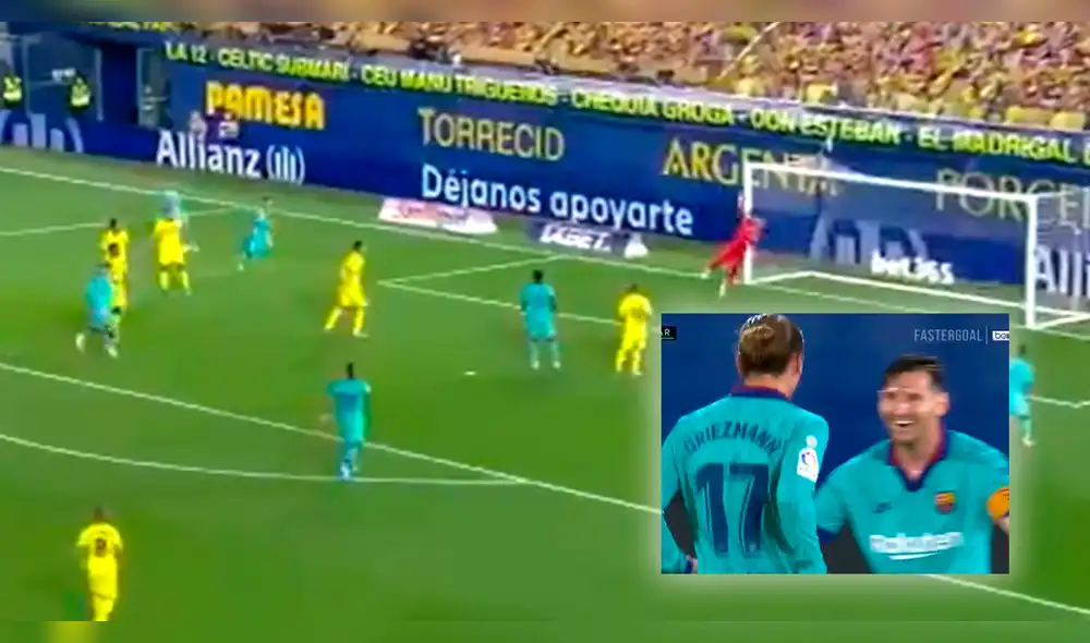 Gol Antoine Griezmann en el Barcelona vs. Villarreal. Foto: Captura ESPN Gol Antoine Griezmann en el Barcelona vs. Villarreal. Foto: Captura ESPN