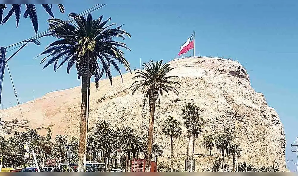 Perú tiene terreno en Arica.