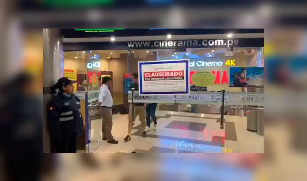 Clausura del cine El Pacífico