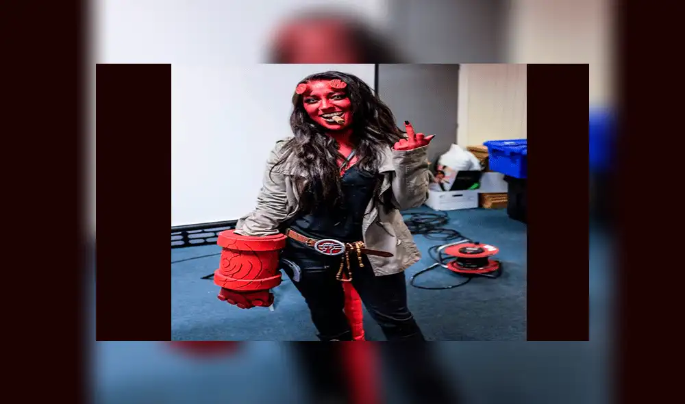 Facebook: fanática realiza cosplay de Hellboy y sorprende por sus sorprendentes detalles [FOTOS]