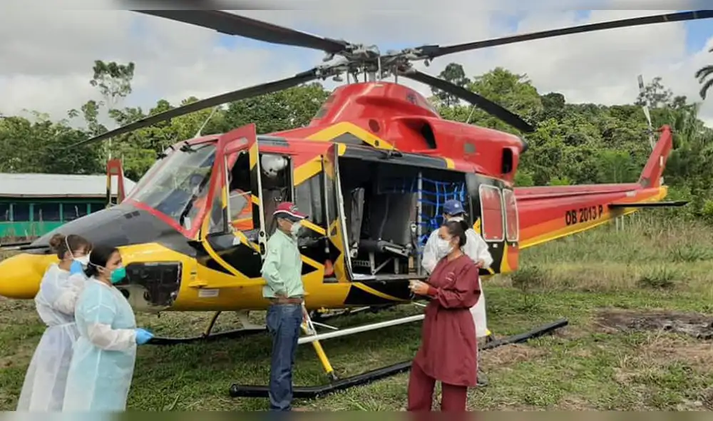 El helicóptero ya se encuentra listo para iniciar sus operaciones desde hoy lunes 22