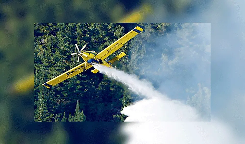 La nave tiene una capacidad de 3 104 litros de agua y autonomía de vuelo de 3, 7 horas. Foto: Difusión La nave tiene una capacidad de 3 104 litros de agua y autonomía de vuelo de 3, 7 horas. Foto: Difusión