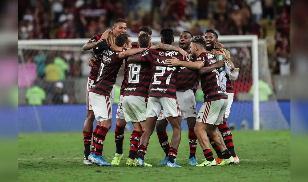 Flamengo le propinó una verdadera paliza a Gremio y volverá a jugar una final de Copa Libertadores después de 38 años. Foto: EFE. Flamengo le propinó una verdadera paliza a Gremio y volverá a jugar una final de Copa Libertadores después de 38 años. Foto: EFE.