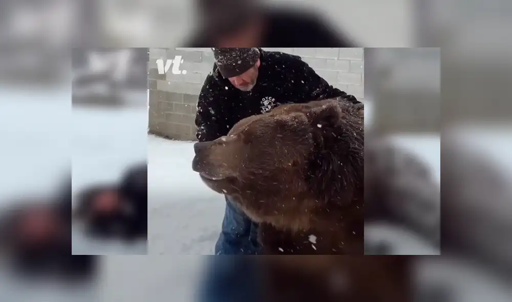 En YouTube, un hombre vio a su ‘mejor amigo’ tras un largo tiempo separados y se dieron un amoroso abrazo.