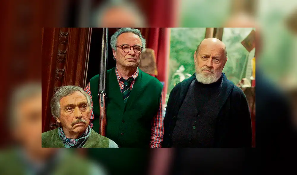 Reparto. Luis Brandoni, Óscar Martínez y Marcos Mundstock.