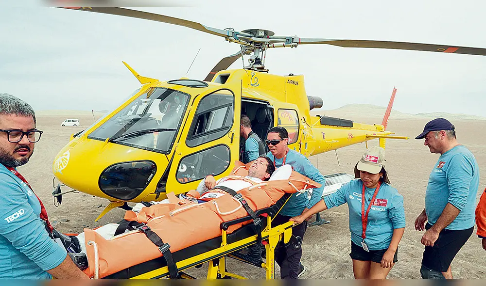 Dakar: Nicolás Fuchs domina las dunas