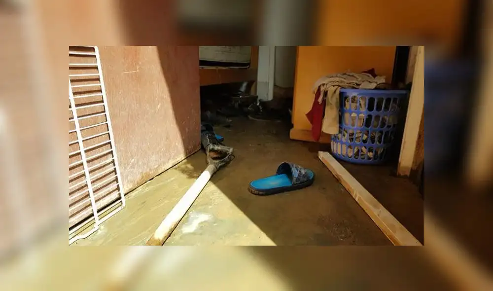 Chorrillos: Tubería se rompe y causa aniego en asentamiento humano en plena cuarentena