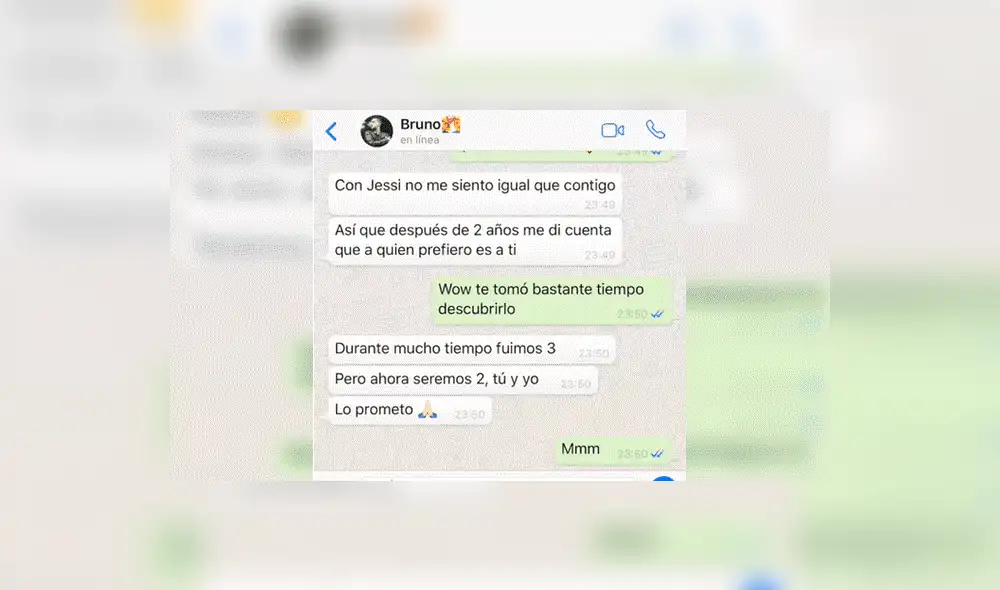 WhatsApp: Joven totalmente ebrio termina revelando oscuro secreto a su novia [FOTOS]