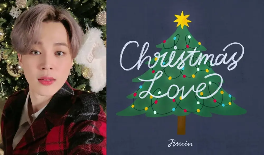 La canción "Christmas love" fue producida por Jimin, Slow Rabbit y RMFoto: Composición LR / Big Hit La canción "Christmas love" fue producida por Jimin, Slow Rabbit y RMFoto: Composición LR / Big Hit