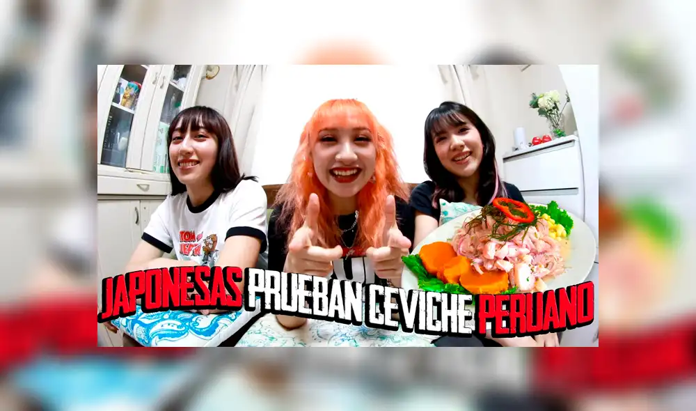 Desliza las imágenes para ver la reacción que tuvieron estas jóvenes japonesas al probar el exquisito ceviche peruano. Foto: Amor 1.8 / YouTube Desliza las imágenes para ver la reacción que tuvieron estas jóvenes japonesas al probar el exquisito ceviche peruano. Foto: Amor 1.8 / YouTube