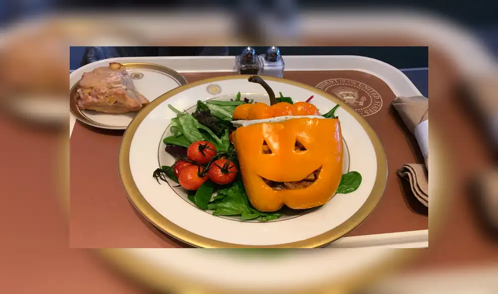 Donald Trump es sorprendido por Halloween y recibe misteriosa cena [FOTOS]