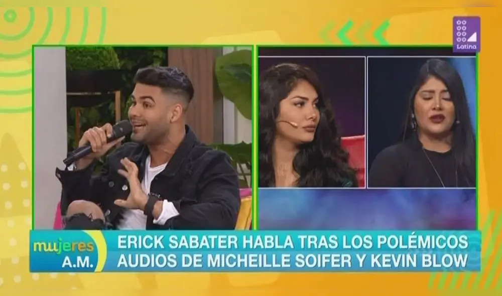 Erick Sabater manifiesta que si sabía que Michelle Soifer era víctima de violencia. Fuente: Mujeres al mando Erick Sabater manifiesta que si sabía que Michelle Soifer era víctima de violencia. Fuente: Mujeres al mando