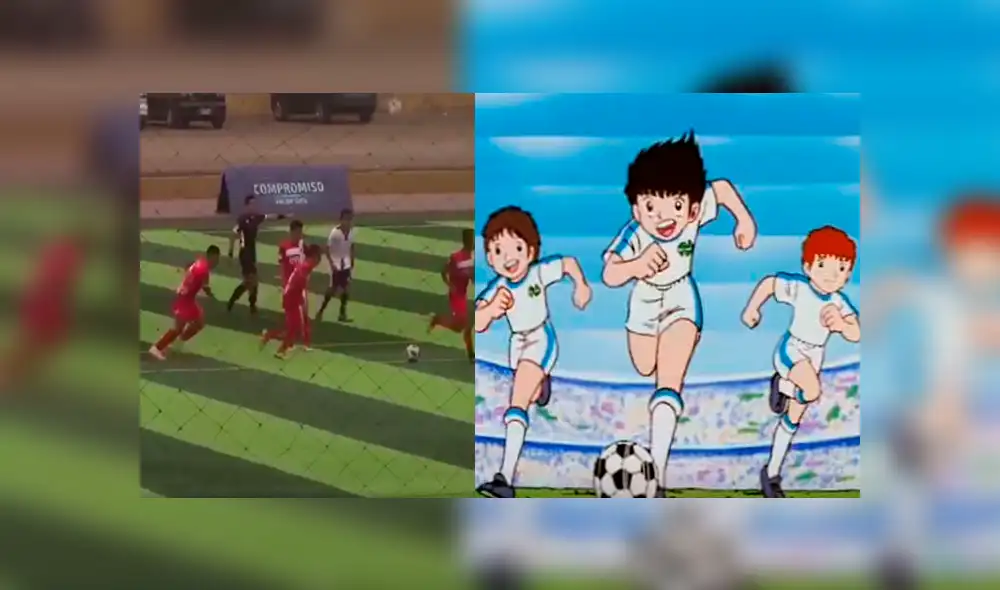 Escolar hizo genial gol al estilo Supercampeones en Juegos Deportivos [VIDEO]