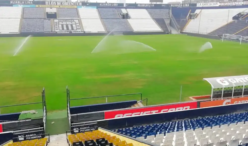 El pasado lunes 25 se inició la recuperación del gramado del Estadio Alejandro Villanueva ‘Matute’. (FOTO: Alianza Lima). El pasado lunes 25 se inició la recuperación del gramado del Estadio Alejandro Villanueva ‘Matute’. (FOTO: Alianza Lima).