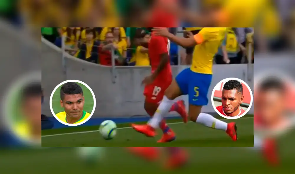 Brasil vs Panamá: 'Chiquitín' Quintero tuvo fuerte roce con figura del Real Madrid