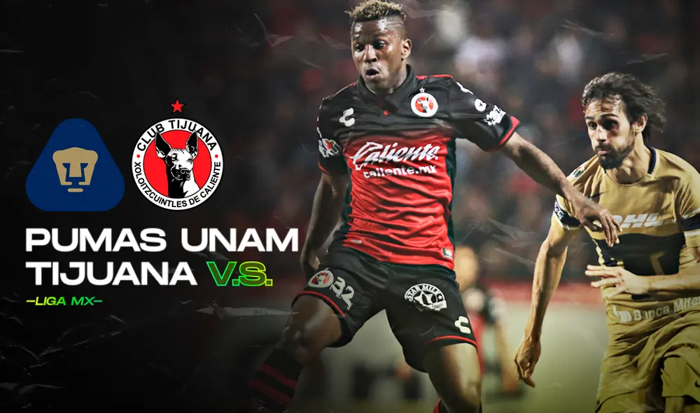 Pumas y Tijuana se enfrentan por la Liga MX. (Créditos: Fabrizio Oviedo)