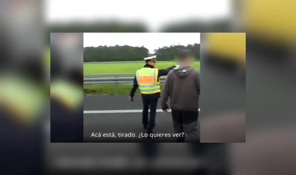 Facebook viral: Policía da incomparable discurso a chofer que tomaba fotos de trágico accidente
