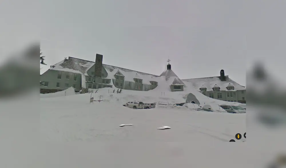 Desliza las imágenes para ver cómo luce uno de los lugares en los que se filmó El Resplandor, cinta basada en la obra de Stephen King. Fotocaptura: Google Maps.