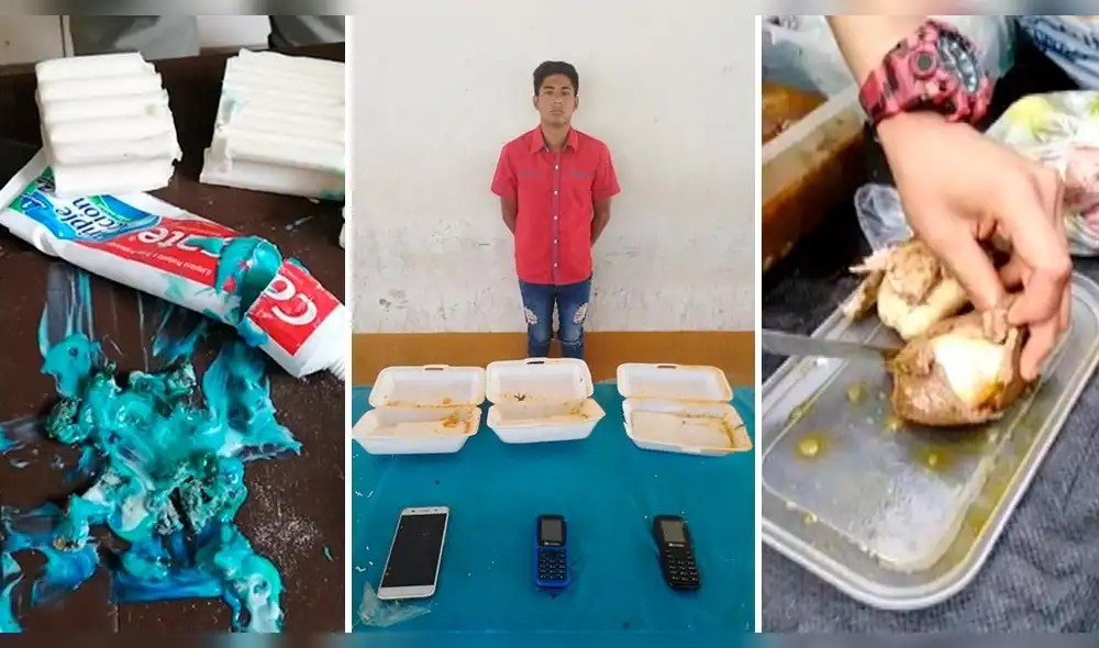 Objetos y sustancias ilícitas fueron incautadas por personal del INPE.