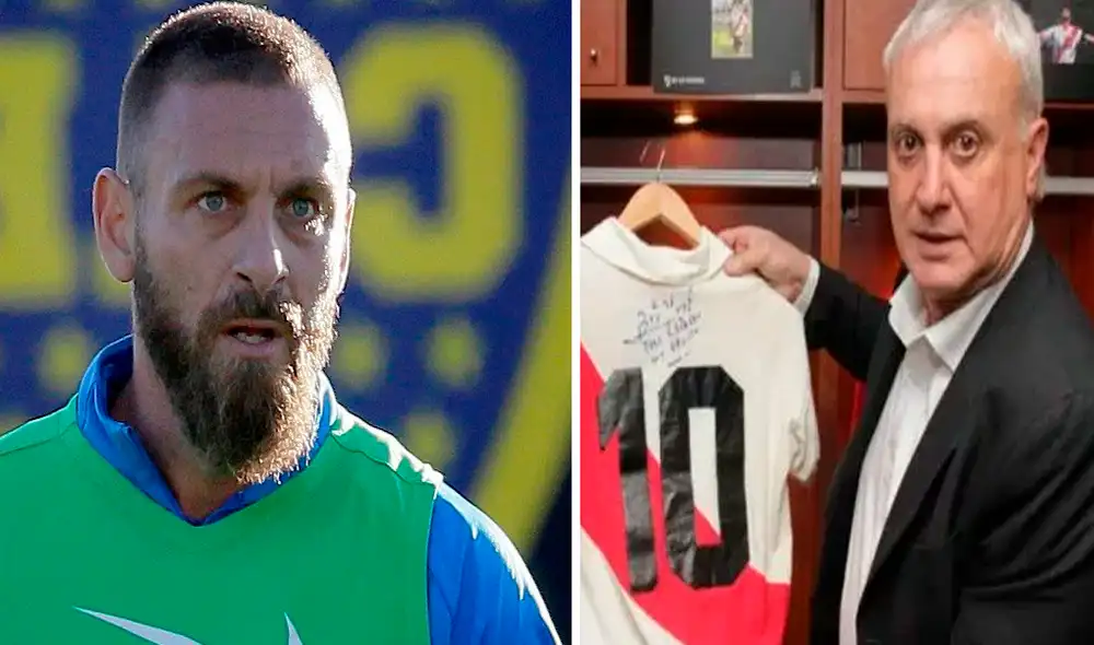 Referente de River Plate ninguneó el fichaje de Daniele De Rossi a Boca Juniors. Referente de River Plate ninguneó el fichaje de Daniele De Rossi a Boca Juniors.