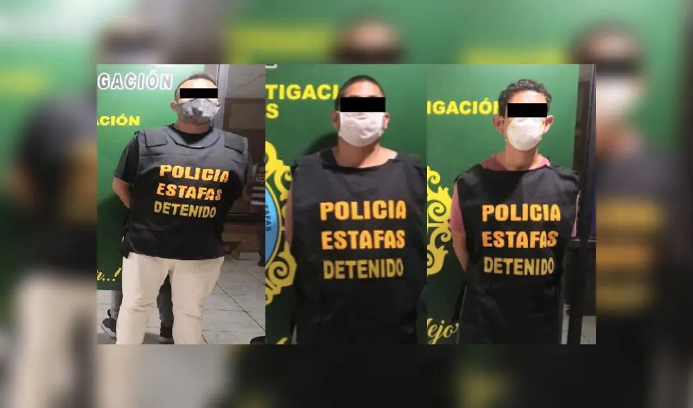 En poder de los sujetos se encontró dinero en efectivo, tarjetas bancarias y vouchers.(Foto: Policía Nacional del Perú)